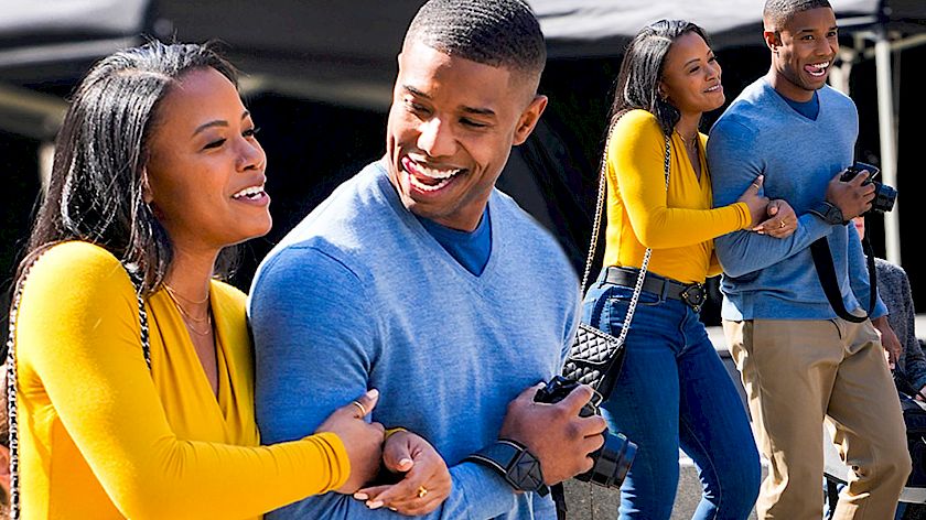Michael B. Jordan and Co-star Chante Adams Spotted On Set Of Denzel Washington's Film 'Journal For Jordan'