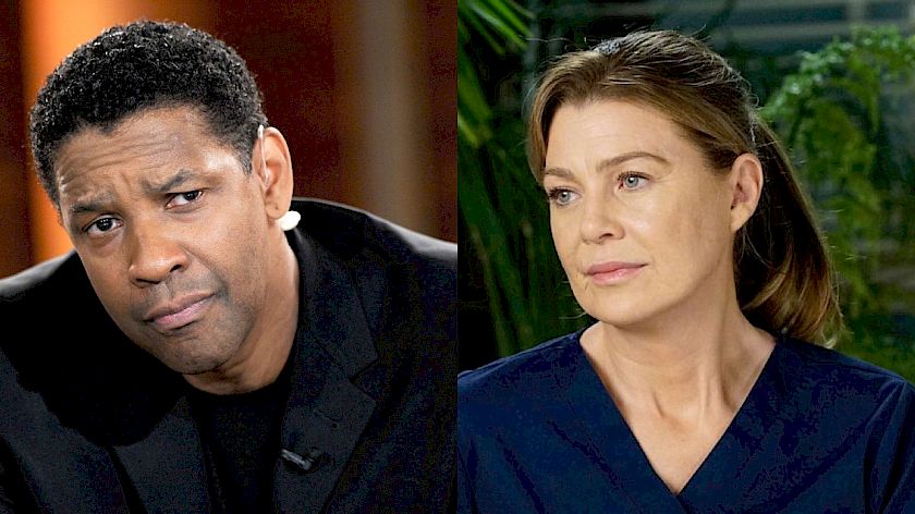 Ellen Pompeo and Denzel Washington Clashed on Set of Grey's Anatomy