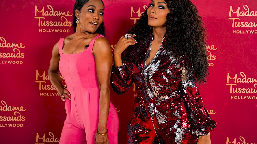 Angela Bassett's Wax Figure Unveiled