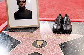 Chadwick Boseman Honored With a Star On Hollywood Walk of Fame (Photos)